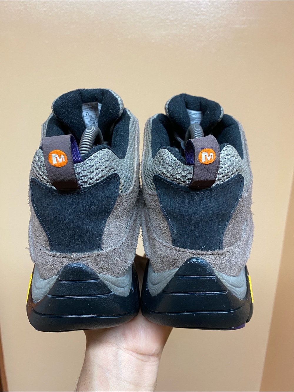 Merrell Moab 2 Mid Ventilator Women’s Hiking Boots “Bracken Purple” Size 9.5 - Picture 13 of 17